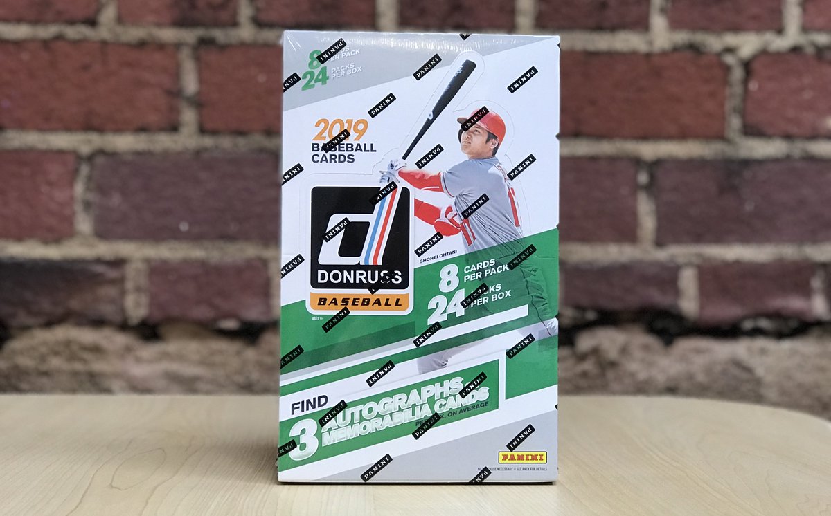 GIVEAWAY!!!

Who wants some baseball cards? 

We're giving away a box of 2019 Donruss, courtesy of our friends at <a href="/PaniniAmerica/">Panini America</a>.

To enter, RT this and follow <a href="/sn_mlb/">Sporting News MLB</a>, <a href="/ryanfagan/">Ryan Fagan</a>, <a href="/ByJasonFoster/">Jason Foster</a>, @JoeRiveraSN and @tgatt_tsn.

We'll pick a random winner at 3 p.m. ET Wednesday.