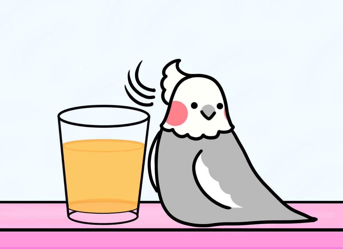 ItsABirbThing's tweet image. That’s MY drink!
#birb #comic