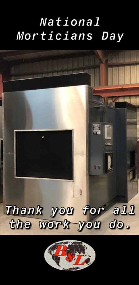 BLCremation's tweet photo. Thank you to all the funeral directors, morticians & crematory operators for all the selfless work you do daily.
#NationalMorticiansDay #Mortician #FuneralDirector #FuneralIndustry #Funeral #Cremation #Crematory #BLCremation #Retort https://t.co/z8mXP6JgfO