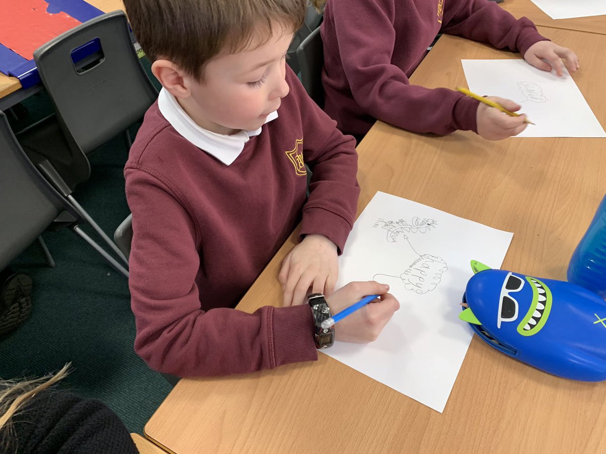MrsCraikWQ's tweet photo. We have started our new health and well-being topic. Today we had a discussion about lots of different emotion words. We then picked one from the board and drew 5 things which made us feel that way. https://t.co/RT0vos0Ale