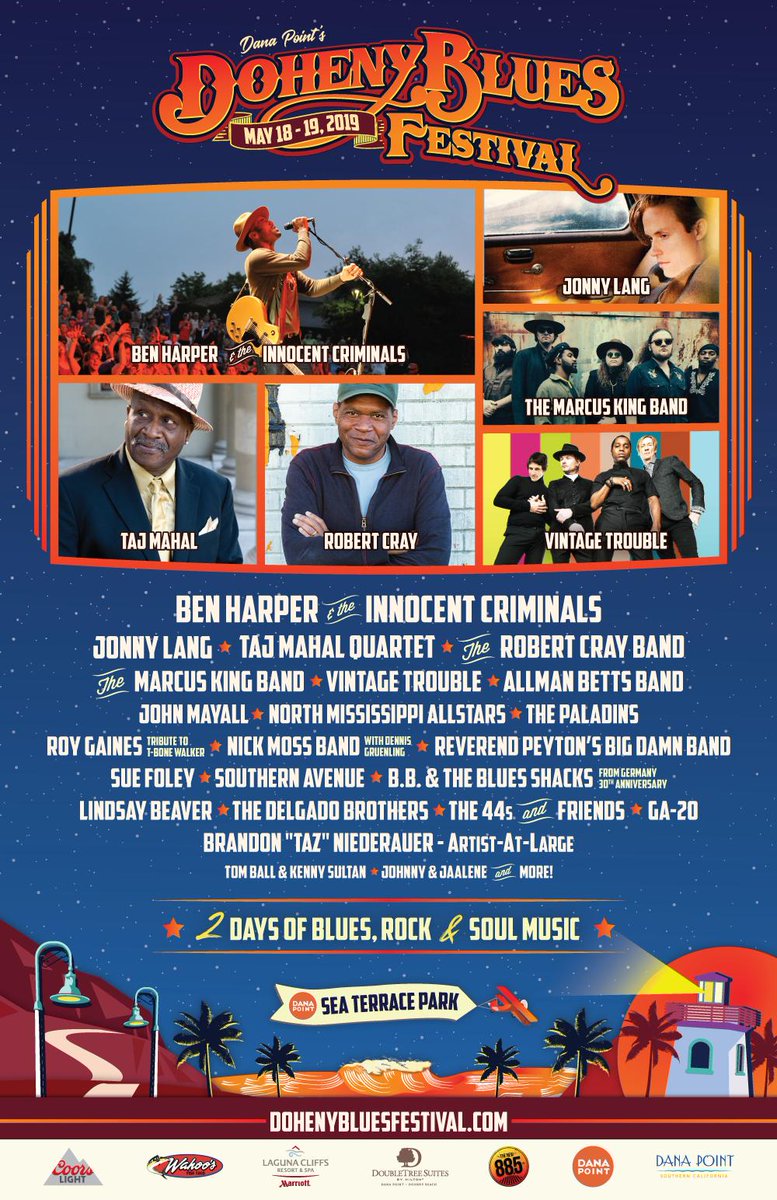 Can't party with us all weekend? SINGLE DAY TICKETS are on sale NOW! Check out the daily lineups at dohenybluesfestival.com - you don't want to miss this year's star-studded festival! Get Your Tickets Now: bit.ly/2pkDR2q