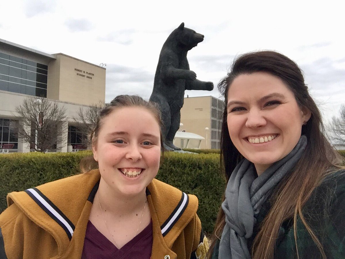 LauraLatall's tweet photo. #LHSU scholars wrapped up this beautifully overcast almost-spring day with a visit to @MissouriState! Itβs been a great day of exploring future options! @KevinGLowery @jacketcounselor #lhsbuzz #R3Inspires https://t.co/RxXlPgz5Of