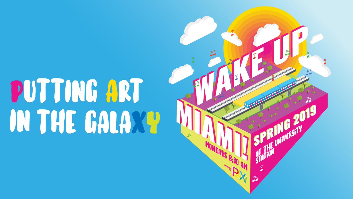 Wake up Miami! is expanding to a new Station, City &amp; sub-series! Spring Concerts Series 2019 is almost here ;) Presented #byPAXyOrg #GoMiamiDade #CoralGablesArts
More info @ facebook.com/events/5809408…