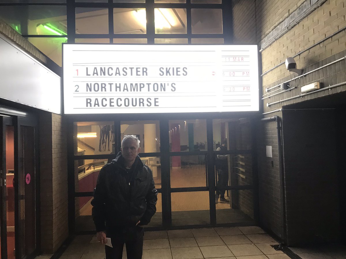 Films creator and director Tim Coley post the premier of his film ‘The Changing Face of Northampton’s Racecourse’ @nick_petford @JeffOllerton @DeborahMattock  @ATStepniak  @BBCNorthampton @FONRacecourse @ChronandEcho  @BBCLookEast @NewsKate