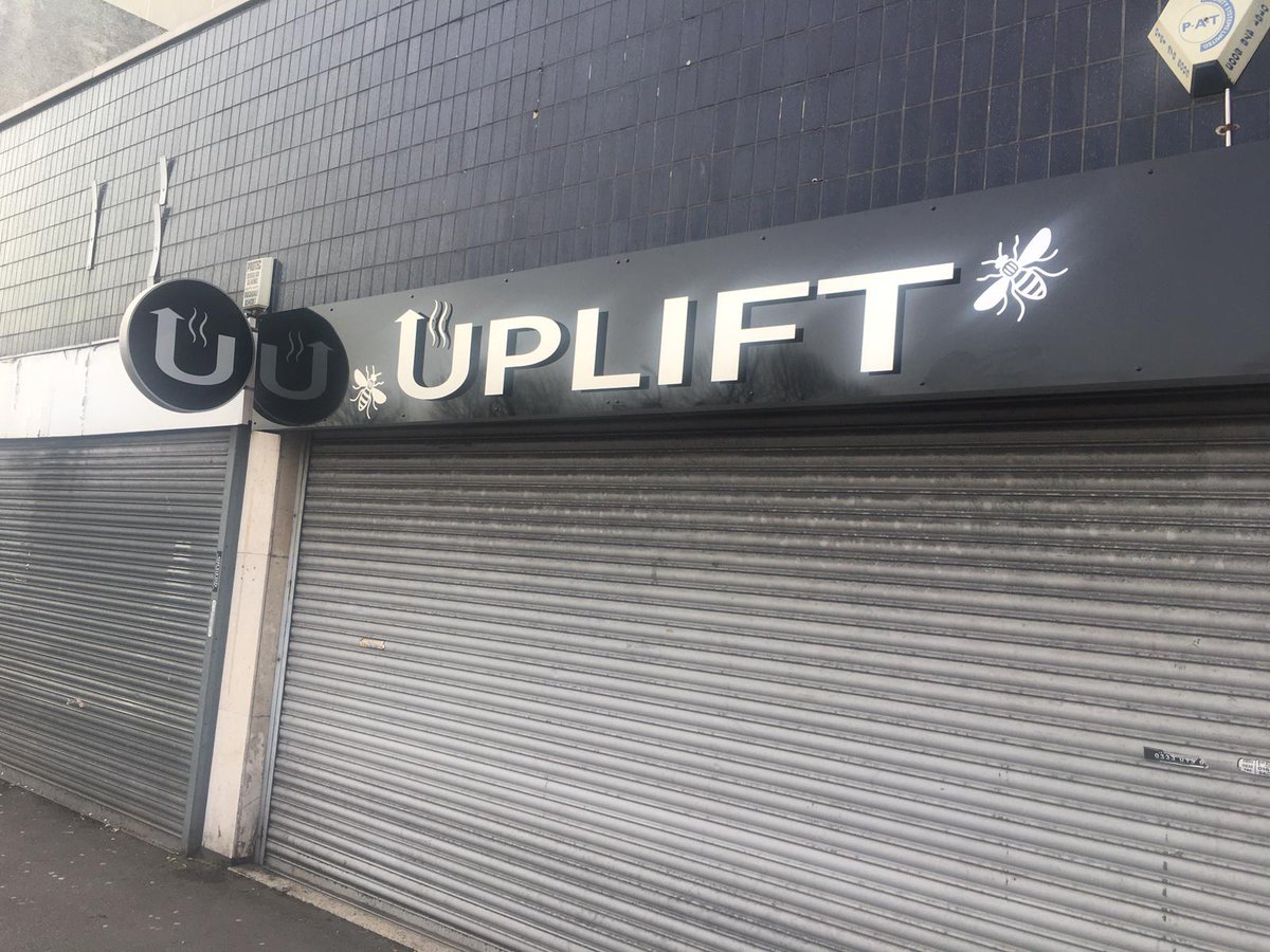 SignsRW's tweet image. Keeping it local today with #signage for this new #Stretford cafe. Stand off brushed aluminium letters accompany a projecting sign for extra #branding and maximum #visibility.
#Signs #Manchester #NewPremises #Logo #BeSeen