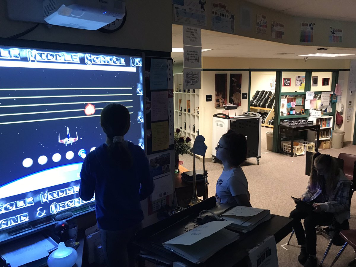 NMSBandO's tweet image. Staff Wars Tourney opening week has started!!! #npspanthers #staffwars #notereading