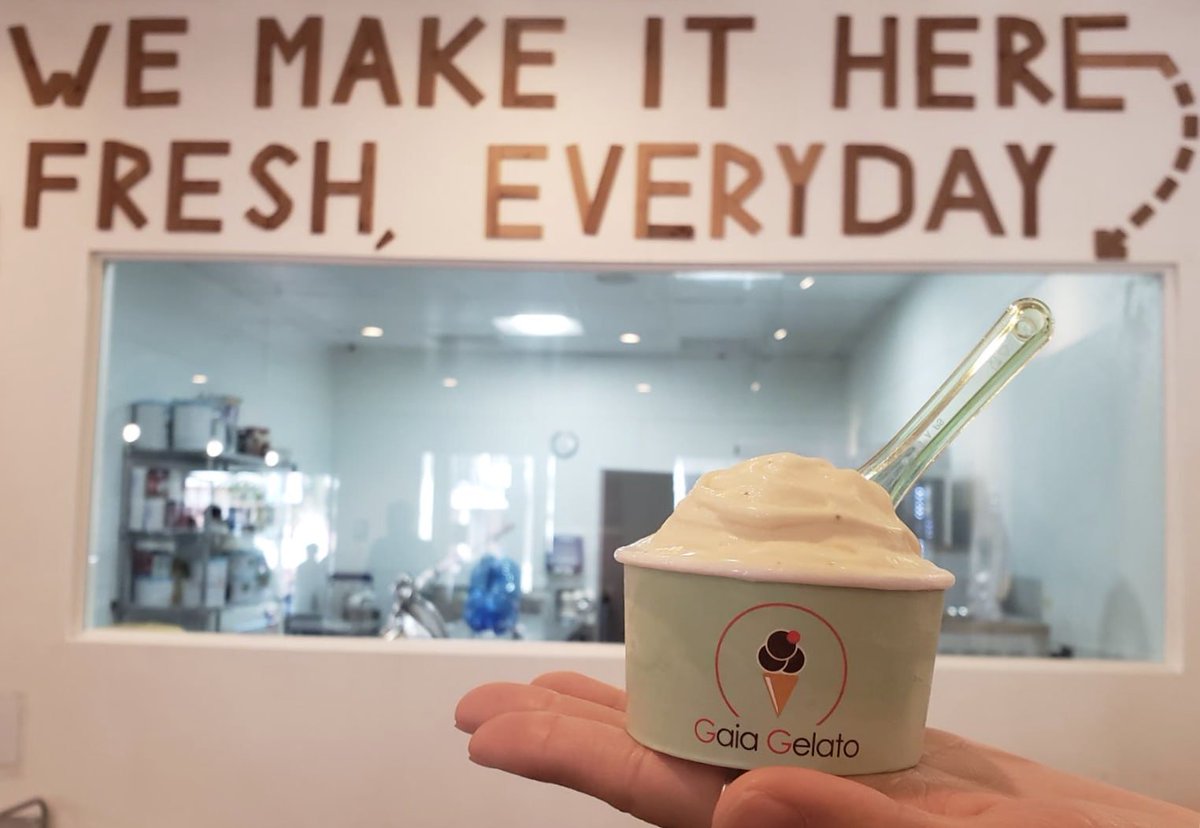 CarlsbadInn's tweet photo. Who else walks around the village and stops for sweet treats? @gaiagelato is a yummy stop. #carlsbad #carlsbadvillage #gelato https://t.co/8L2yYZPdFa