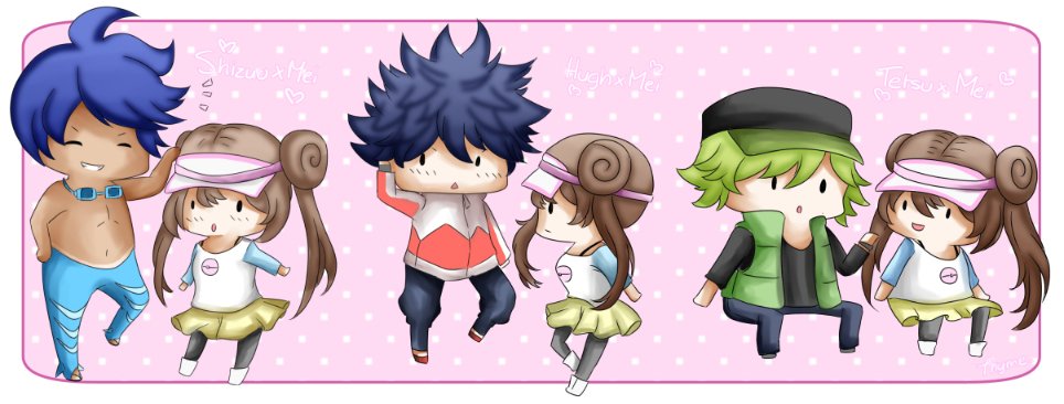 Thyme タイム Auf Twitter Shizui X Mei X Hugh X Tetsu Marlon X Rosa X Hugh X Curtis ポケモン ポケットモンスターブラック2ホワイト2 ヒュウメイ シズイメイ テツメイ T Co Kizq8eabjk Twitter