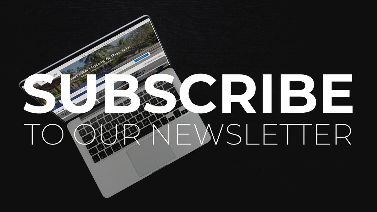 Subscribe to our #newsletter to receive updates about our offers, discounts & specials! bit.ly/aerowisata-sig…
#aerowisatahotels #hotelpromo #hotelier #hotelinfo #hoteldeal