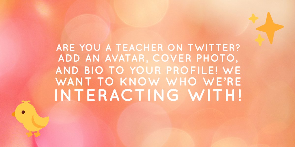 New Twitter teachers, take head! It’s important to show who you are when interacting on Twitter. #caedchat #edutwitter #edchat #educhat #bettertogetherca #PLN