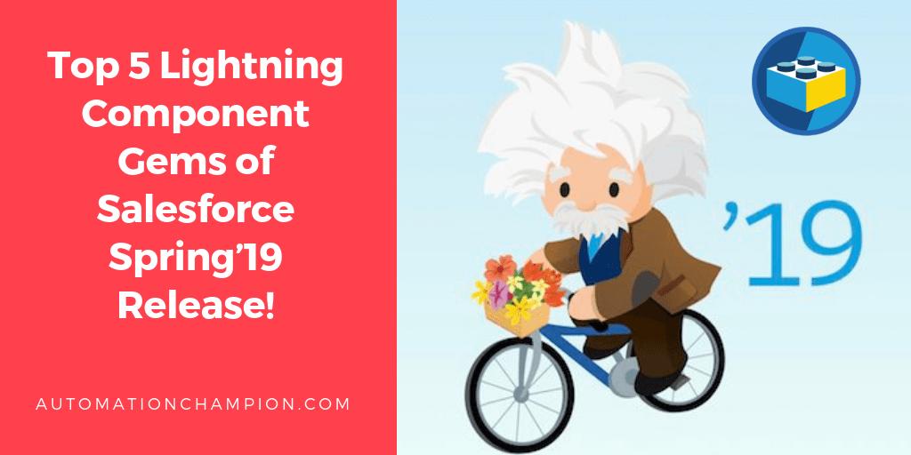 rakeshistom's tweet image. Top 5 Lightning Component Gems of Salesforce Spring’19 Release! #Salesforce #SalesforceDevs #Spring19Release achamp.co/2FcBE0w