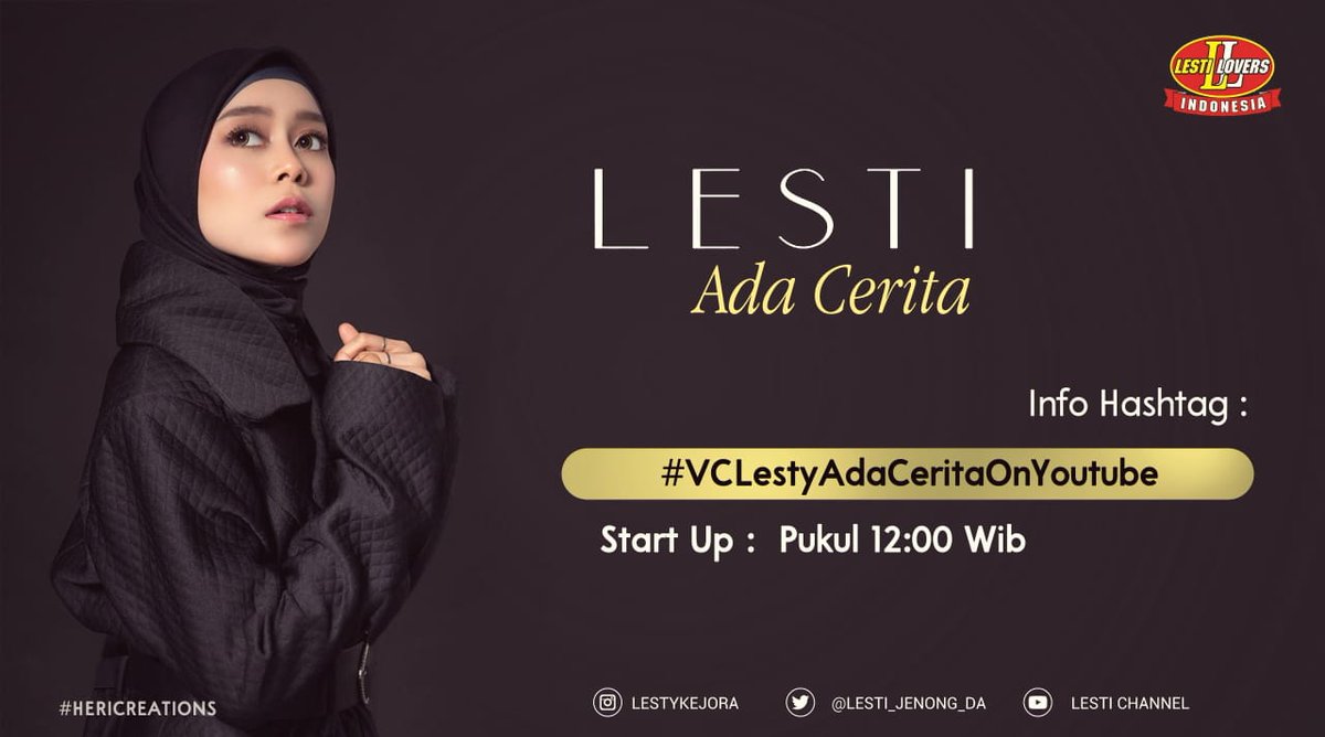 Sambil nunggu vclip ada cerita.
#VCLestyAdaCeritaOnYoutube
