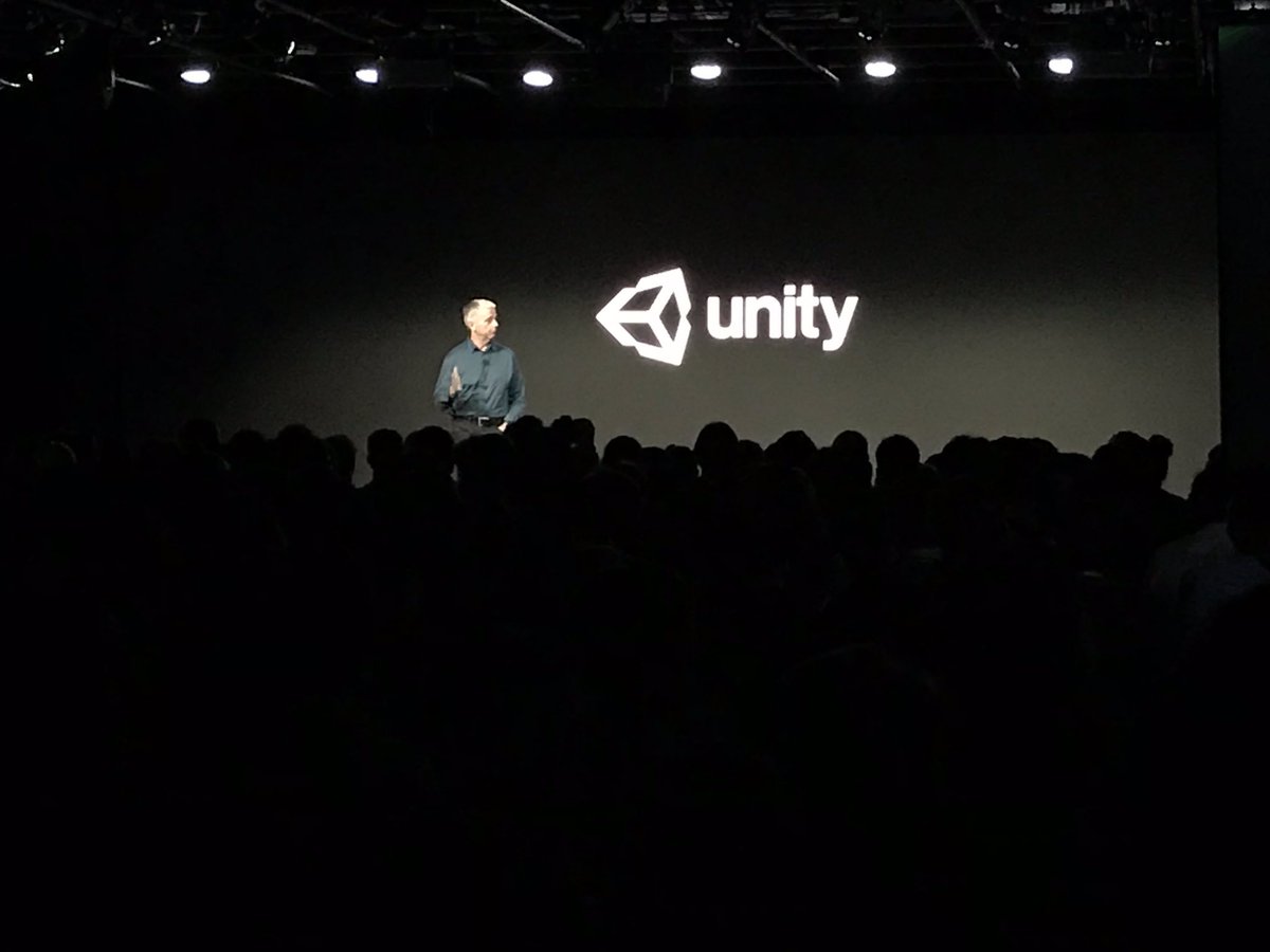MOOSTORE's tweet photo. Unity GDC 2019 Keynote right now! #MOOSTORE #unity #GDC19 #appstore #udp #whatiscomingnext https://t.co/1ZKihVc9bs