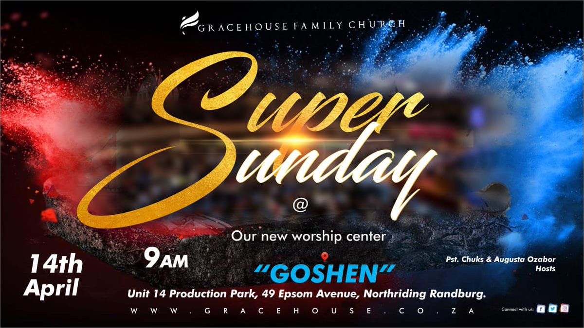 KhanyaTamse's tweet photo. #FILLUPGOSHEN #14April2019
#DoNotMissOut
#BringAFriend
#ThereIsAWordFromGodForU
#VISION2020
#OutstandingTestimonies
#OutstandingMiracles
#IAmLimitless
#MyYearOfMightyWorks https://t.co/eOR6UhDpjr