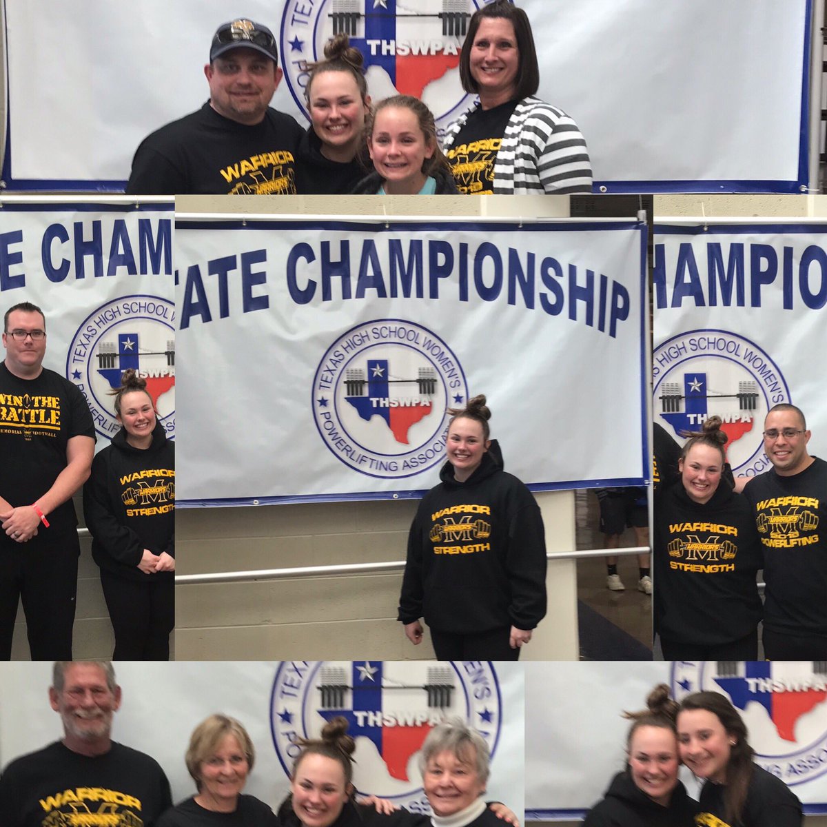 WARRIOR_PWR's tweet photo. Once again congratulations to @Peyton08285309! She made history by being the first to go and compete at THSWPA State Championship. It takes a village! We all are so proud of you! #warriorstrength #built4life #journeytostate https://t.co/TpJthDpL7U