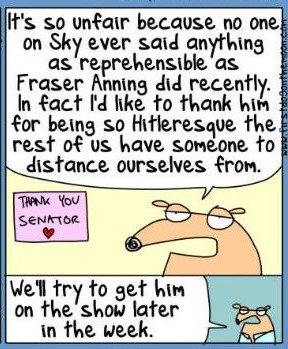 It took months to get 170,000 signatures for the #KidsOffNauru petition, and yet the Remove Fraser Anning from Parliament petition topped 1 million in a few days. Are we keener to distance ourselves from Nazis than to actually help Muslims or refugees? Is it all about self-image?