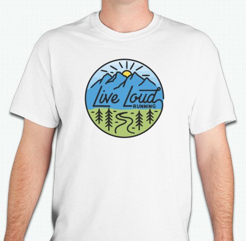 LoudRunning's tweet image. Dang that logo looks fresh AF on a tee my dude