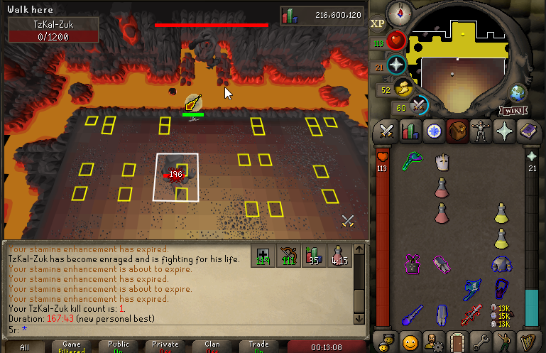 SamsAFK's tweet photo. It's done! Finally! Over 2 weeks of grinding and countless attempts, 6 Zuk attempts later! #PogChamp #OSRS #RuneScape #OSRS #InfernalCape #Infernal https://t.co/GWp5TeMd8J