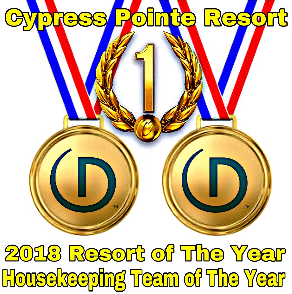JohnKasprowicz's tweet photo. Cypress Pointe Resort 2018 Resort of The Year &amp; Housekeeping Team of the Year! Beyond proud of my Diamond Family. 2019 Here We Come! @hanstapout @Nirmaljmr @JosephPSmith12 @ChocronChela @Julissa7777 @lrbjenkins71 https://t.co/m2FVm8DWue