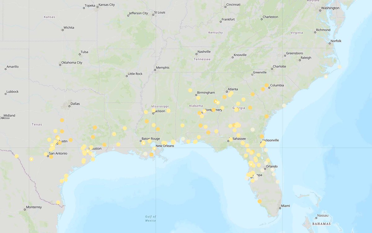 Hummingbird Migration Chart