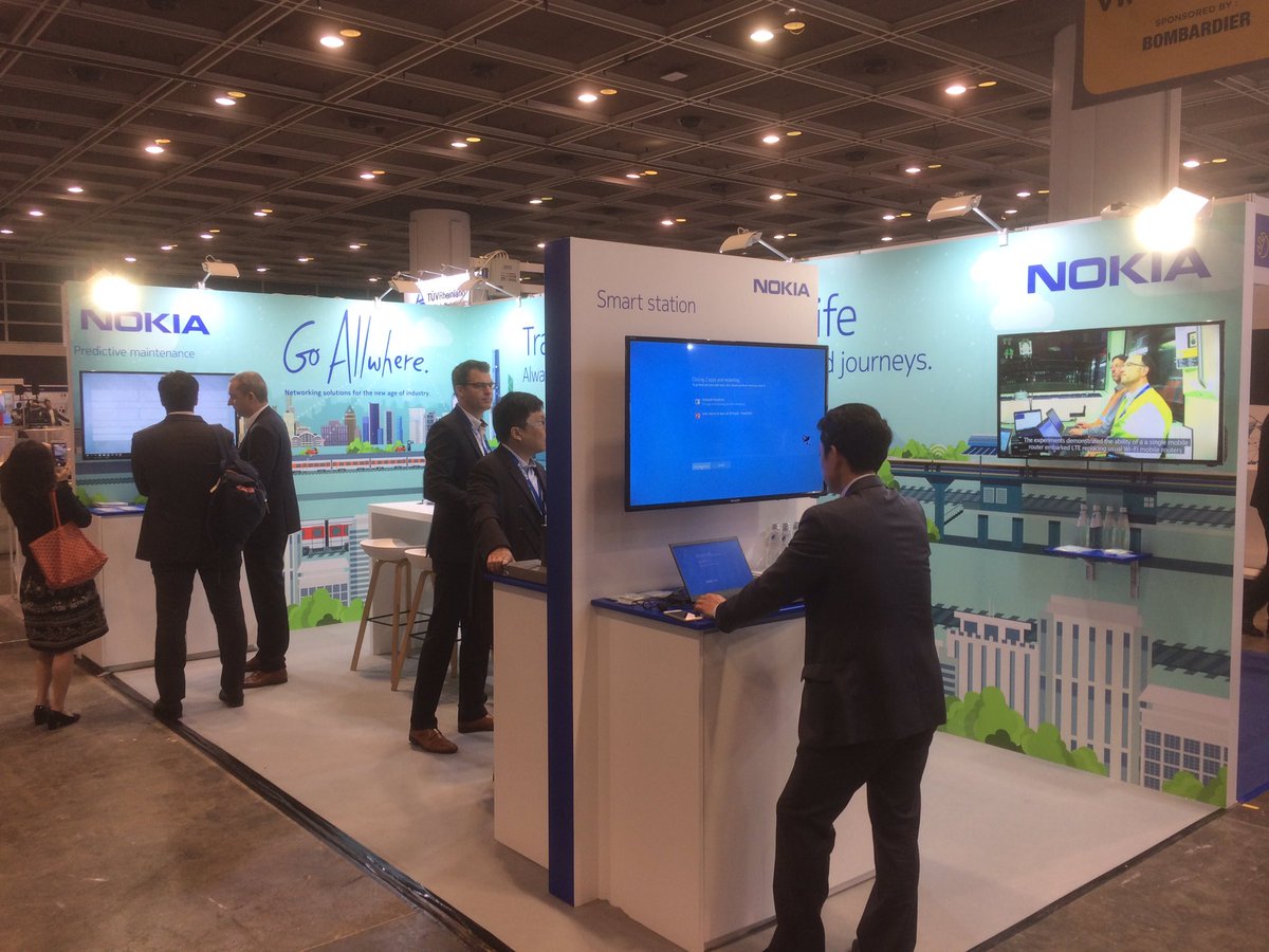 sFaiLam's tweet photo. @nokiaindustries is at #asiapacificrail. Come see us at booth #E25 for discussions on latest innovations in predictive maintenance, smart stations, IP/MPLS network management, and more. https://t.co/FqTlF8FI9Z