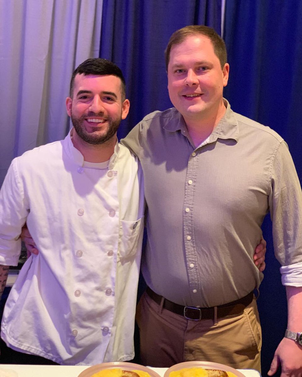 OFCC_1915's tweet photo. We’re incredibly proud of our very own Chef Ryan competing today in the CMAA Clash of the Club Chefs. That egg yolk ravioli has us dreaming 🤤 #OFCCFood #ClubChefs #Foodie https://t.co/seShbOOS7p