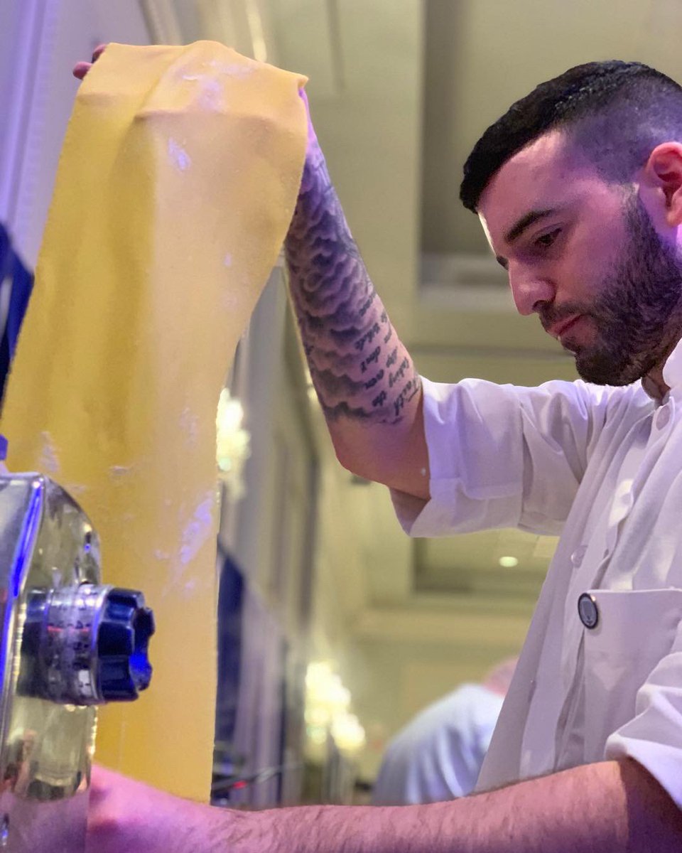 OFCC_1915's tweet photo. We’re incredibly proud of our very own Chef Ryan competing today in the CMAA Clash of the Club Chefs. That egg yolk ravioli has us dreaming 🤤 #OFCCFood #ClubChefs #Foodie https://t.co/seShbOOS7p