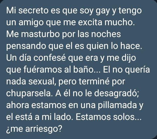 ReConfesiones's tweet photo. ya fue, jugatela #ReConfesiones https://t.co/Cs7Oa2FEfA
