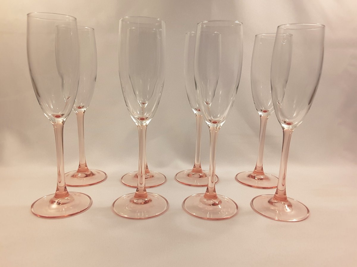 Thanks for the kind words! ★★★★★ VensVintageVilla
'Arrived in pristine condition; thank you so very much!! These will be perfect for the upcoming tea luncheon!!!' 
#vensvintagevilla.com
#etsy #housewares #wedding #pink #glass #champagneglasses #breastcancerawareness