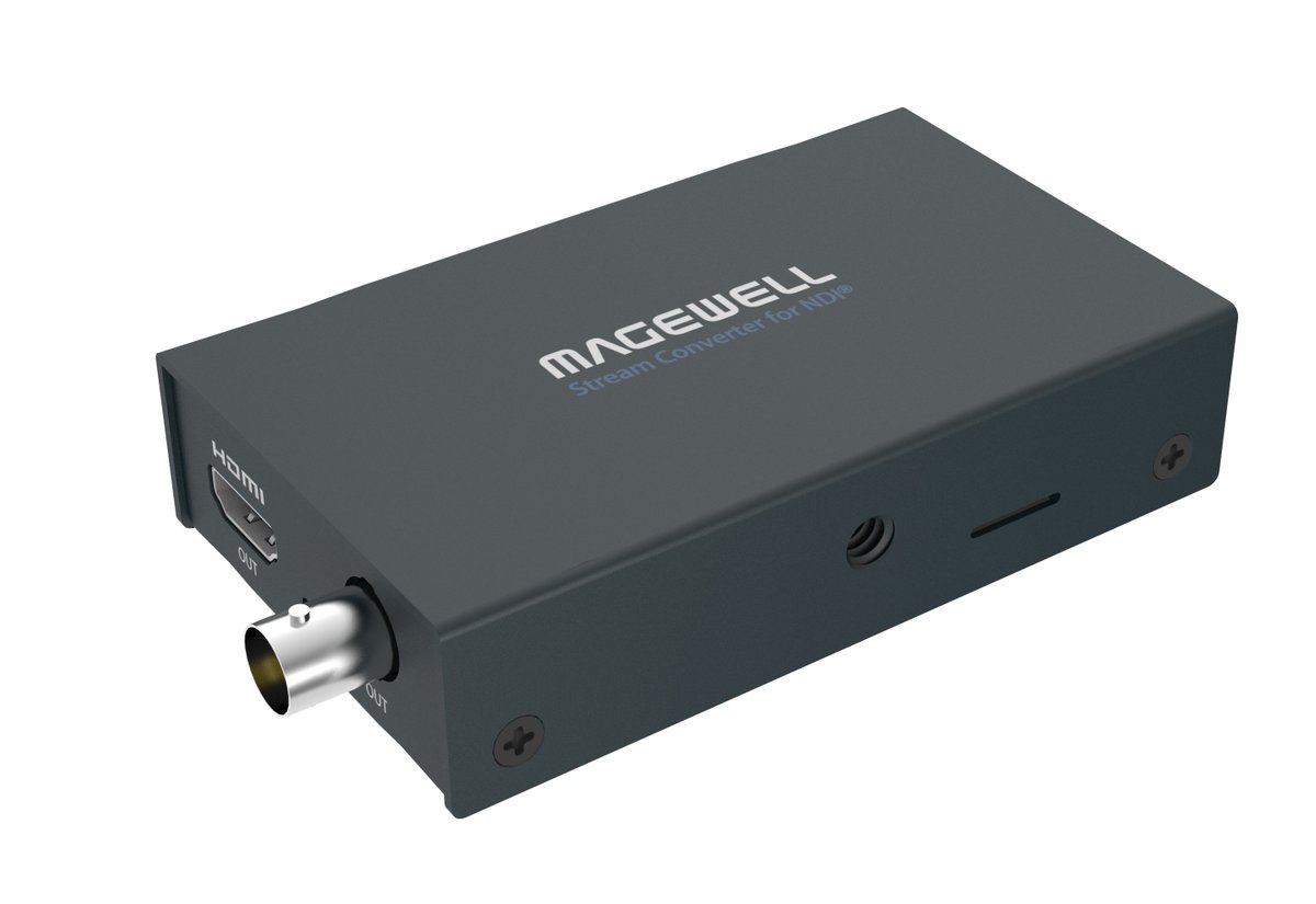 Magewellcn's tweet image. Our new Pro Convert AIO RX #NDI hardware decoder brings @NewTekInc's popular #VideoOverIP technology to presentation applications such as #digitalsignage and video walls. See it at the #NABShow in booth SU5724! #NDIcentral
 magewell.com/news/82/detail