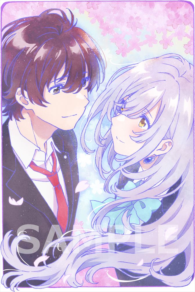 アニメ 色づく世界の明日から 公式 Sur Twitter ピーエーワークスさんより季節のお便りのお知らせです 色づく世界の明日から 秋山有希さん描き下ろし 桜の下で向かい合う瞳美と唯翔 4月15日 月 必着となりますので ご応募はお早めに Iroduku Twitter