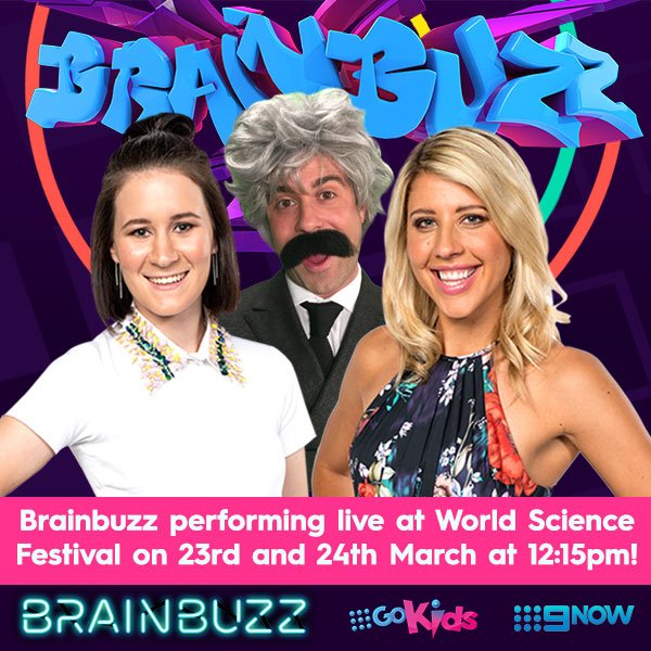 9GoKids's tweet image. Check out #9BrainBuzz performing live at the World Science Festival Brisbane this weekend at 12.15pm both Saturday and Sunday! 👏 More info: worldsciencefestival.com.au