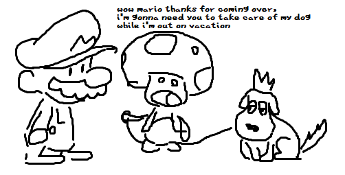 Toad's dog 