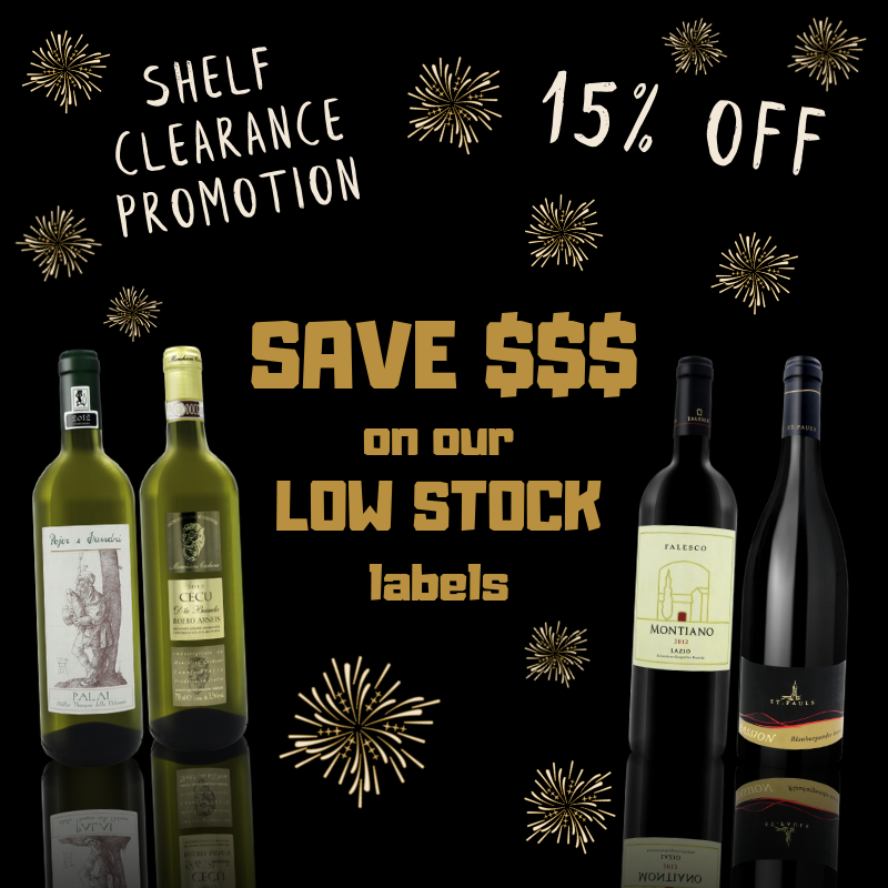 🤩  15% OFF many low stock labels as we renovate the office warehouse! ⏰ Quick - grab a bargain today: bit.ly/BinEnds  😍🇮🇹🍷 #winesale #italianwine #organicwine #boutiquewine