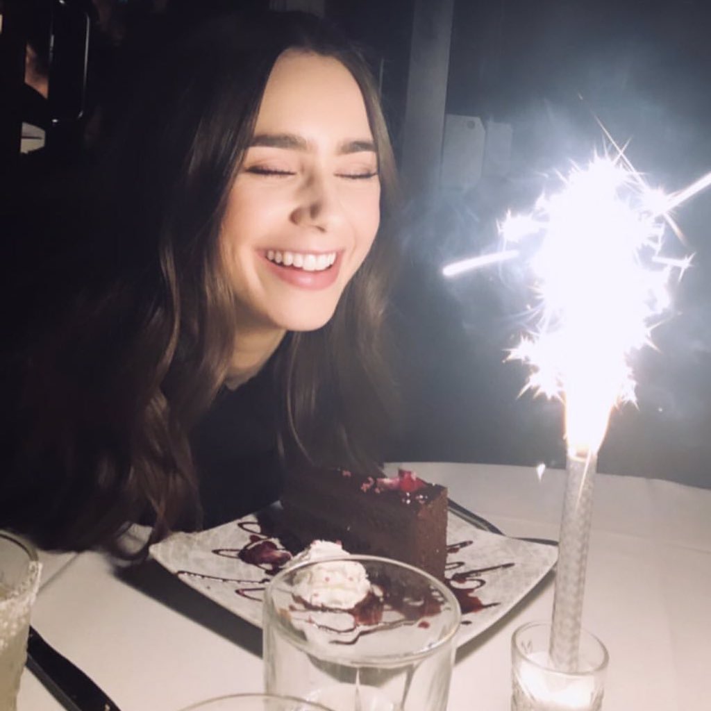 Lily collins is 30 years old and she doesn\t even look a day over 20. happy birthday  