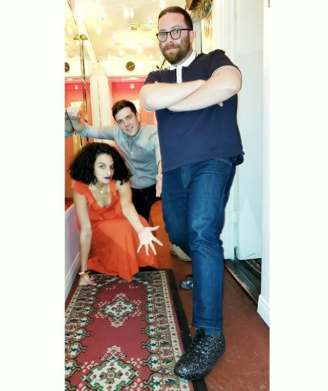 LargoLosAngeles's tweet photo. 🔥🔥HEAT WARNING🔥🔥
#BigTerrific tonight and you are gd right Gabe wore #glitter shoes and Jenni is like 💥💥 and Max is as 💖 as ever.
03/18/19
We love you three ❤💛💚
#JennySlate
#MaxSilvestri 
#GabeLiedman https://t.co/cpNEo753M0 https://t.co/Mr81PKrLkR