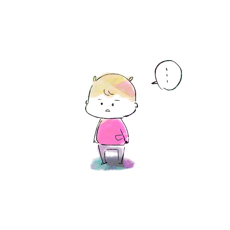 ゴハン食べてっていうてますけど
#オヨネ絵日記
#3歳0ヶ月 