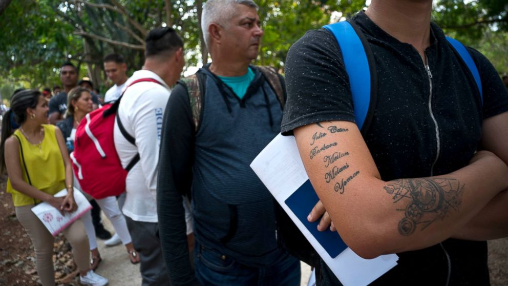 Cubans complain about US visa restrictions: https://abcn.ws/2TQhCm5