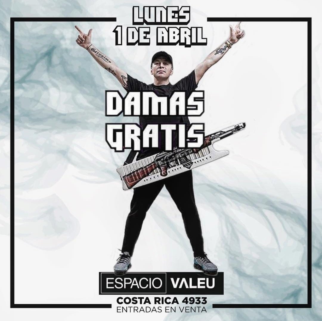 nachitoo_carp's tweet photo. Palermo se pone ATR! Anda anotando para el Lunes 1 de Abril #LaPutaFiesta en vivo!! #DamasGratisVaATocar en Espacio Valeu @pablitolescano https://t.co/LKxwollkgb