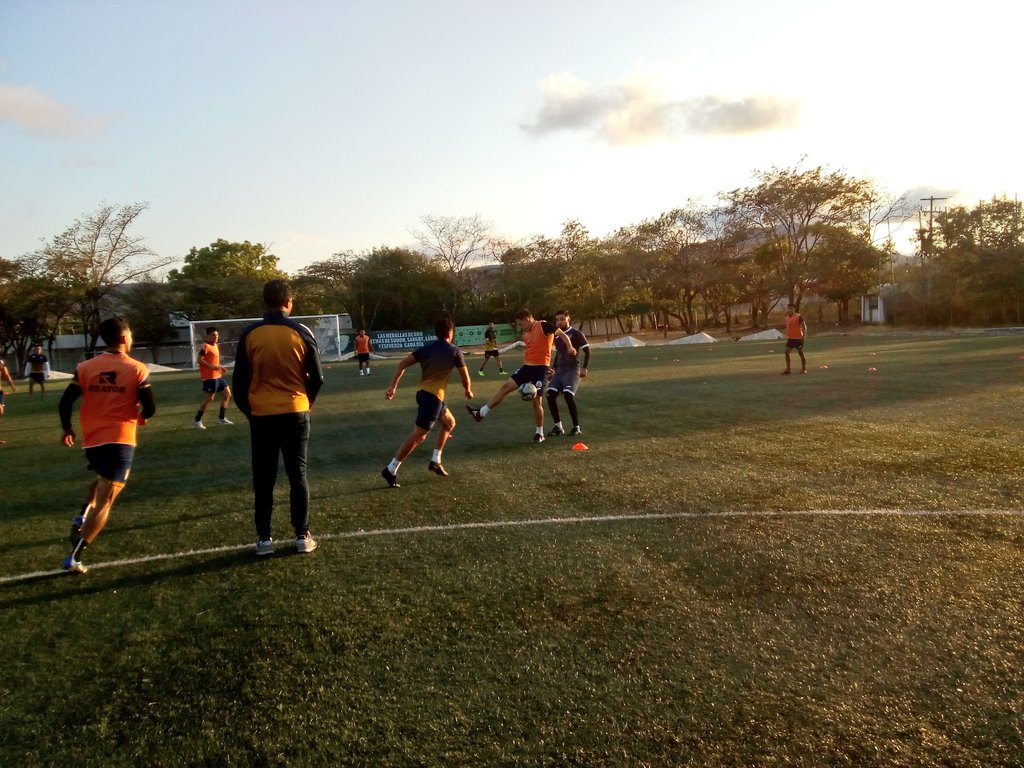 OCELOTES_UNACH's tweet photo. #MisOcelotes iniciaron la semana con trabajo regenerativo en la cancha "Salvador Cabañas"
#SomosOcelotes
#EspírituUnach 
🏟️⚽🐆💪 https://t.co/iMwOYE68A4