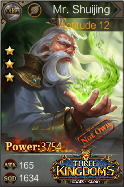 TK_HnG's tweet photo. 📍Hero's info #15 – Mr Shuijing

ShuiJing literally means "Water Mirror". Real name is Sima Hui, a well-known hermit during the late Han. He taught serveral talented scholars includimg Zhuge Liang.

#threekingdoms #MrShuiJing #WaterMirror #mentor #battles #strategy #mobilegame https://t.co/fVOWmx6aKZ