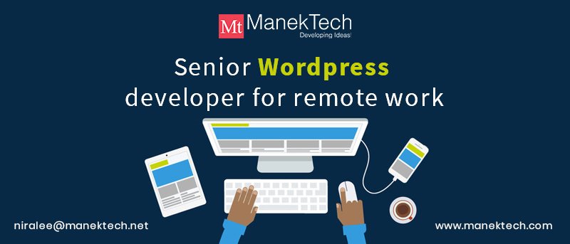 DharaManektech's tweet image. #SeniorWordpressdeveloper for #remotework available on #hourlybasis
Reach us: niralee(dot)m(at)manektech(dot)net