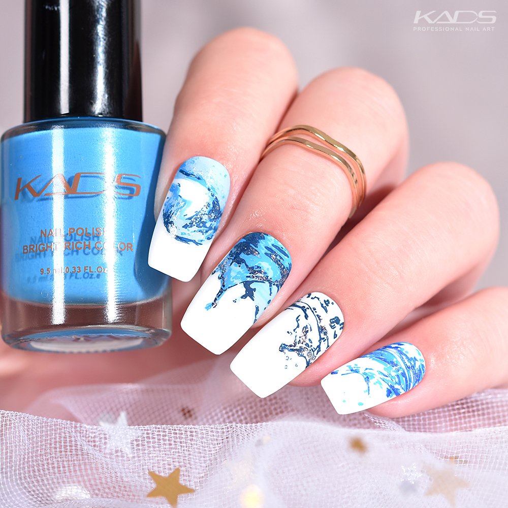 Kadsnailart's tweet photo. Nail design using KADS stamping plate Nature 011 from AliExpress store(link in bio). #nails #kads #kadsnailart #nailart #nailfashion #nailwork #nailsofinstagram #naildesigns #nailplates #nailpolish #nailartaddict #kadsnature #kadsnature011 #ocean #oceannails #waternails #sea https://t.co/JrkwBKpPEC