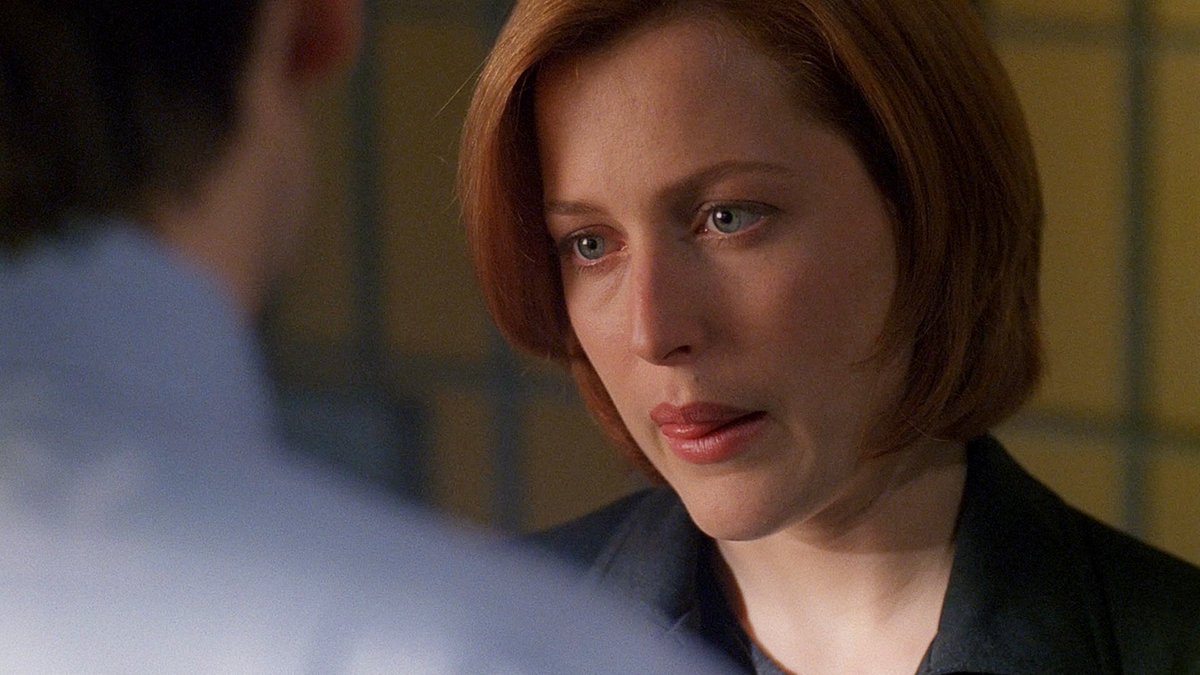 "Scully tries to act shocked, when she's actually disturbed.""SCULLY I think you know me better than that, Mulder.Does he? Mulder studies Scully. Reading her awkwardness." #XFScriptWatch  #Milagro