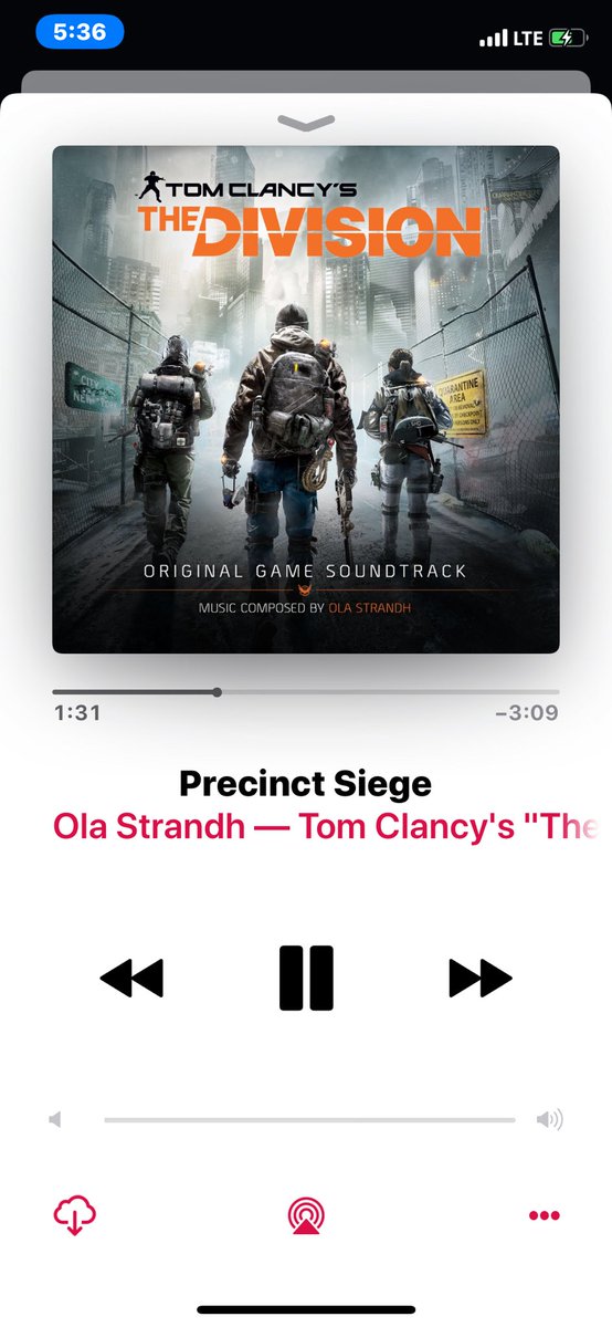 fpacheco_326's tweet photo. Pumped for tonight’s release and the music is definitely instilling an epic feel . #divisionfamily @The_Spier @AmperCamper @hamishbode @yannickbch @THEaquemeni @TheDivisionGame @oXo_Mobster_oXo @ScreamerChaotix https://t.co/HPoAQd9YSk