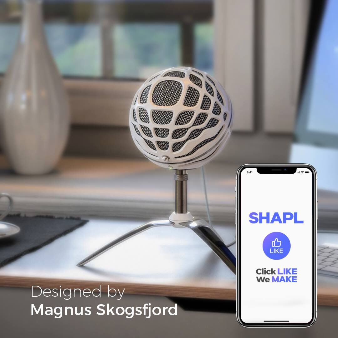 SHAPL_inc's tweet photo. Click LIKE We MAKE!
Cool design products for you. Vote Now!📣
👉https://t.co/JlggJt9O6W

Mike 226
Designed by Magnus Skogsfjord_Norway🇳🇴

The 2nd contest vote is in progress.

#SHAPL #SHAPLdesign #shaplcontest #click #like #disign #make #vote #mike #norway #productdesign https://t.co/HVo7AEHhHh