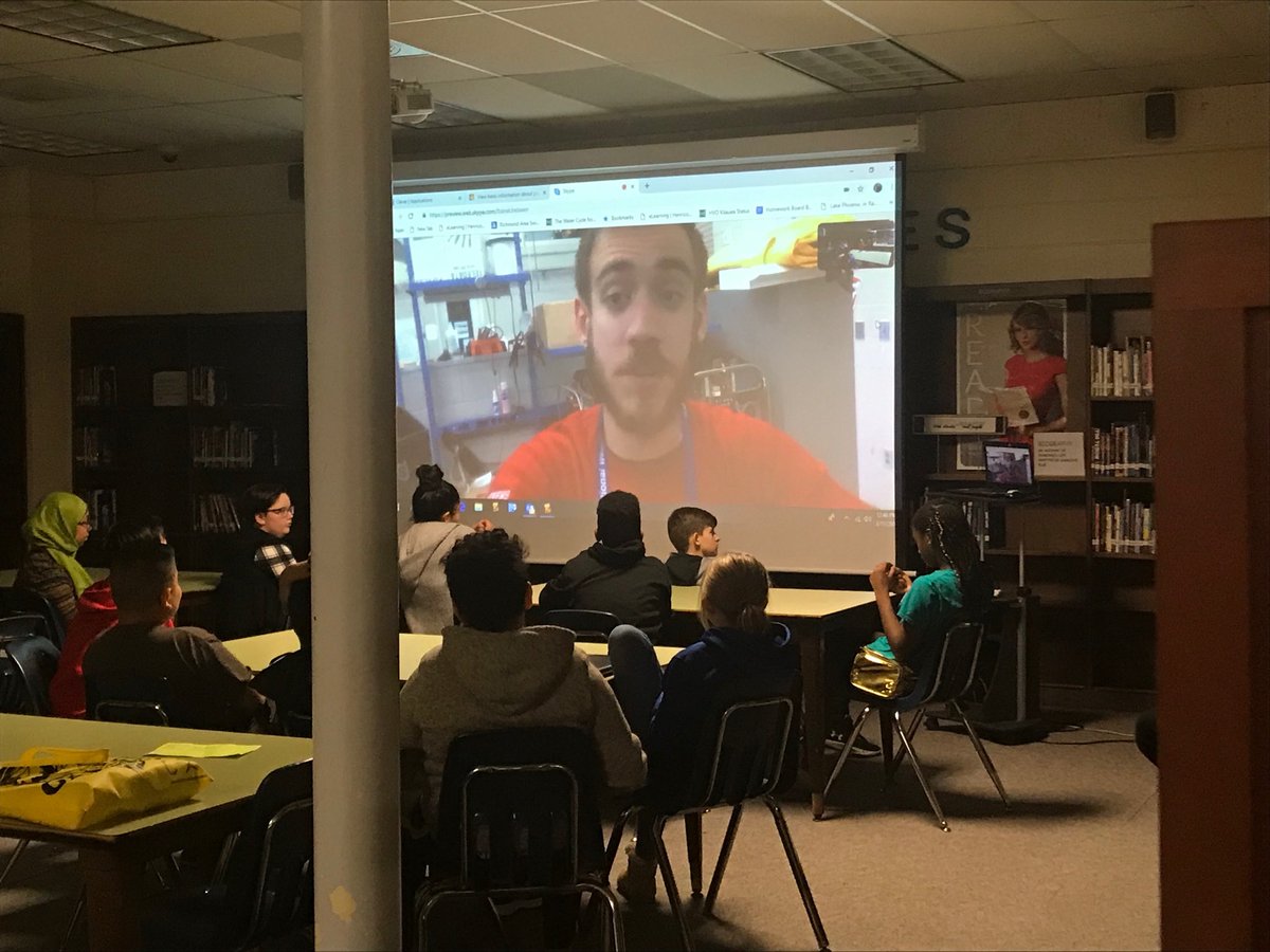 iCoachEXED's tweet photo. Most of these kiddos will remember how cool it was to Skype with a real life meteorologist today in science class. But two of them will never forget the gen-ed student who saved them a seat at the front table. #inclusive #sitHere #globalCitizen https://t.co/tamRzGTngf