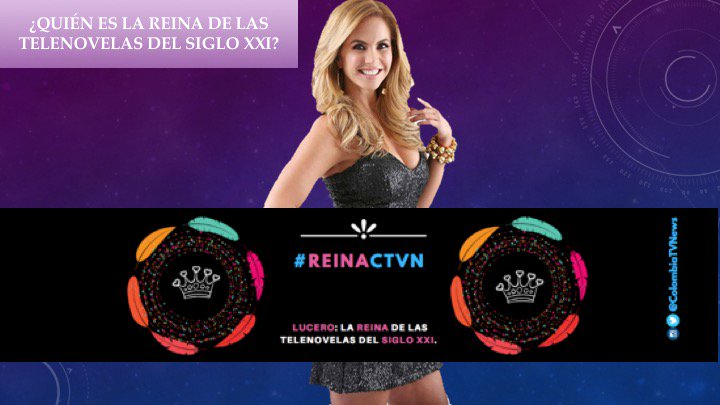 ColombiaTVNews's tweet image. 👑#ReinaCTVN👑

Gracias a los miles de votos que recibió, @LuceroMexico ha llegado a la FINAL de nuestra dinámica para elegir a la REINA DE LAS TELENOVELAS DEL SIGLO XXI.

Da retweet si crees que debe ganar. Cada RT es un voto. Vota también en instagram: @ColombiaTVNews.