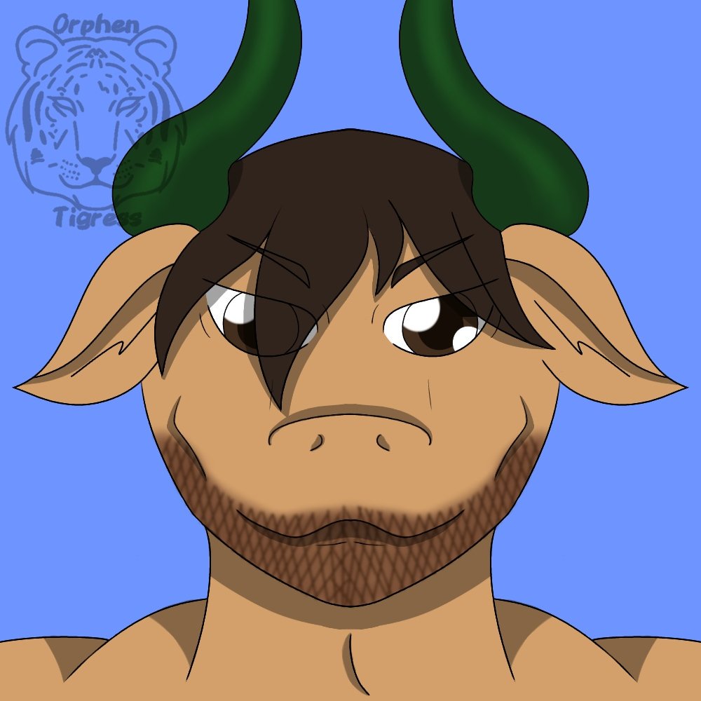 OrphenTigress's tweet photo. Character owned by Jordan Quest on FB~
#bull #bullcharacter #bovine #furry #fursona #fursonacharacter #cute #cutekawaii #adorable #happy #digitalart #digitaldrawing #drawing #freeart #fanart #giftart #raffle #raffleart #furryart #headshot #horns https://t.co/8OFBoFlD03