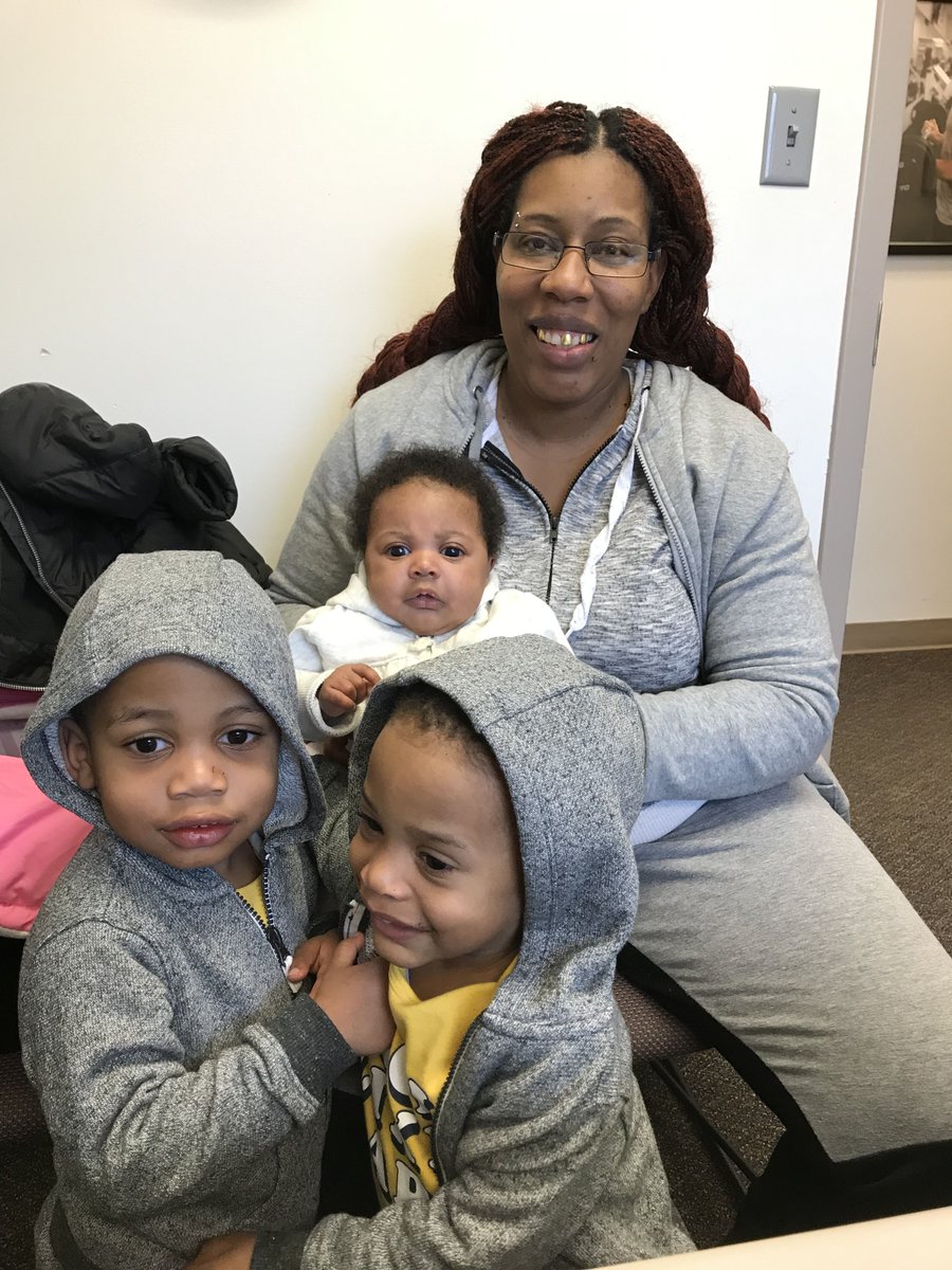 VCHDevv's tweet image. Doretha has her hands full of blessings! Doretha is in our Baby &amp;amp; Me Tobacco Free Program, and we are so proud of her for remaining smoke free after the birth of her baby girl!